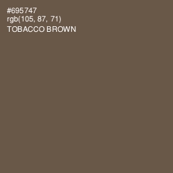 #695747 - Tobacco Brown Color Image